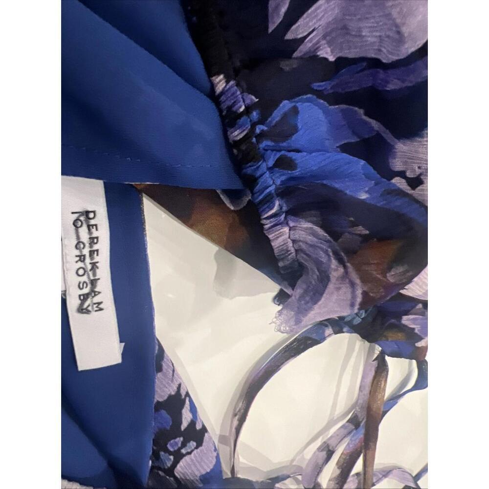 $267 Derek Lam 10 Crosby Women's V-Neck Floral Maxi Dress Size 4 - Picture 12 of 15